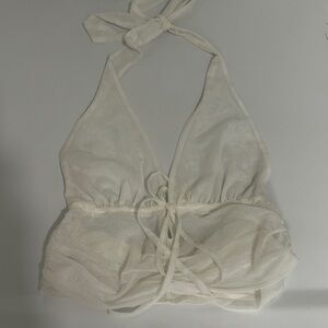 I.AM.GIA Sheer Halter top